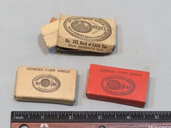 Vintage NOS Georges Corn & Bunion Shield, Qty 3, w/Original Packaging & Contents