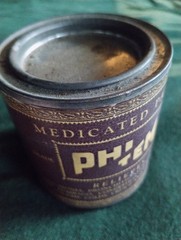Vintage Container APOTHECARY Asthma RARE tin Medical Coughs 1930s Cure HISTORY