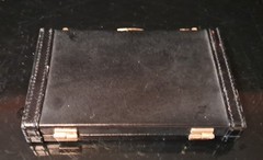 Rare 1980’s „ZIAC“ Pharmaceutical Black Miniature Briefcase Business Card Holder