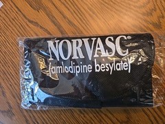 NORVASC Metal Pens + Tote Bag Pharmaceutical Promo RARE Medical – Pens Write!