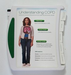 Spiriva COPD Medical Office Display Teaching Aid Drug Rep Pharmaceutical Promo