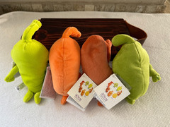 Actos Pharmaceutical Drugs Plush Advertising Drug Representative Set of 4 tags
