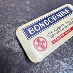 Vtg c.1960s BONDORNINE Advertising Medical Tin – GERMAN – EMTPY / NO CONTENTS