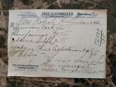 File box & 98 antique prescriptions (1907) – Opium, Ergot, Codeine & Anodyne