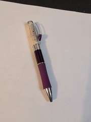 Avapro Metal Heavy Purple Pen Drug Rep Representative Twist To Write Irbesartan