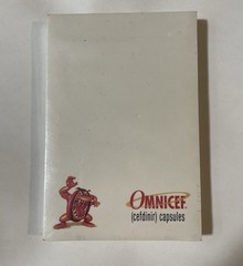 NEW Omnicef Pharmaceutical Paper Tablet Pad Metal Pen Stylus Premium UNTESTED