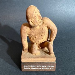 3 SCHERLING PHARMACEUTICAL ADVERTISING MESOAMERICA PERU MEXICO POTTERY STATUES