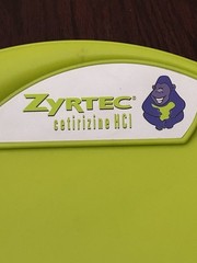 Drug Rep Clipboard Green Purple Gorilla Plastic Pharmaceutical 2003 READ*