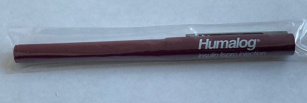 HUMALOG Pharmaceutical Drug Rep Pen VERY RARE Advertising Collectible