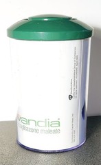 VINTAGE PHARMACEUTICAL ADVERTISEMENT – „AVANDIA“ Plastic Container – Green/white