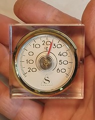 Vintage Optalidon SANDOZ Thermometer LSD pharmacy Switzerland