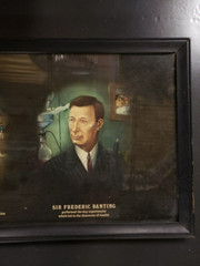 1940s Pioneers Pharmaceutical Science Doctor’s Office/Pharmacy Cardboard Display