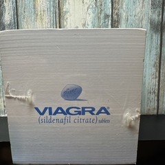 Vintage Drug Rep Pharma Swag Viagra Advertising Note Pads Sticky Notes 3.5 X 3.5