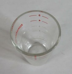 Elixophyllin Asthma Medication Dosing Shot Glass Measuring Cup 5 Tablespoons