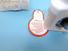 Pharmaceutical Promotional Combination Padlock – Zinacef Advertisement