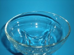 Antique Apothecary Jar Footed glass Candy Container Dish vtg