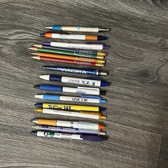 Lot of 16 Pharmaceutical Drug Rep Pens & Pencils Used Maxalt Viagra Tricor