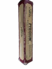 PYRIDIUM, ANTIQUE VIAL WITH PILL CONTENTS- Warner- Chilcott – 12 TABLETS- RARE