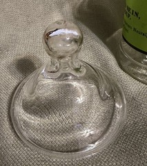 Vintage Glass Apothecary Jar With Lid Army Navy Liniment Medicine Remedy 1970’s