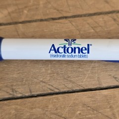 Actonel Ink Pen Pharmaceutical Advertisement Black Ink
