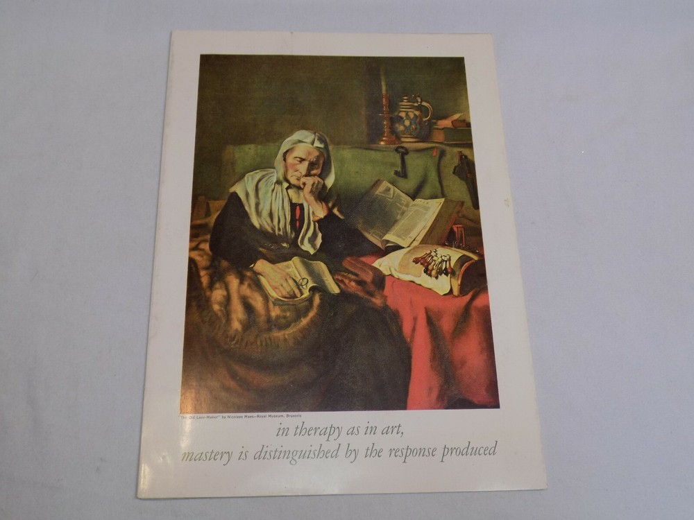 Renese Drug Pfizer Pharmaceutical Advertising Art Brochure 1964 by Nicolaes Maes