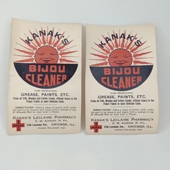 Vintage Advertising Flyer Bijou Cleaner Kanak’s Pharmacy Chicago 1950s