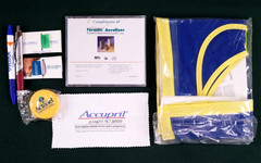Pharmaceutical Drug Rep Promo Lot: Rare Naprosyn Safety Vest, Actonel Tape Measu