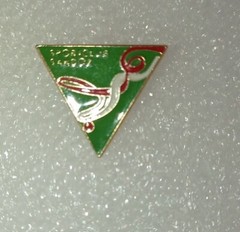 SANDOZ Pharmaceutical sportclub pin badge LSD Albert Hofmann rare