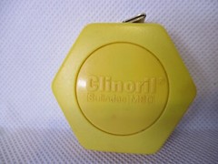 Clinoril (Sulindac MSD) Yellow Tape Measure Pharmaceutical Drug Rep Promo Advert