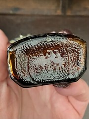 Vintage Amber Glass Medicine Bottle Belladenal Elixir Psychiatric Drug RARE!