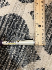 Avodart Purple Grip White Metal Twist Pharmaceutical Drug Pen Advertising NO INK