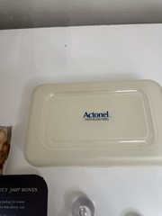Actonel Promotional Massage Roller Travel Case Osteoporosis Drug Promo Brochure