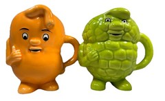 Actors Pharmaceutical Promo Triglyceride & Stomach Ceramic Mugs Green/orange