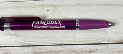 Faslodex Pharmaceutical Promo Pen Translucent Pink Barrel Stylus Tip (2Pack)