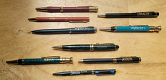 Lot of (9) DRUG REP PEN Pharmacy Advertising lot #2 Zyrtex, Diflucan, Celebrex +