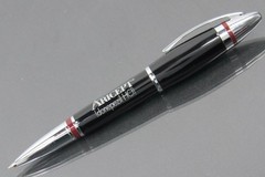 Black & Silver Aricept Metal PEN Drug Rep Pharmaceutical Promo Advertising