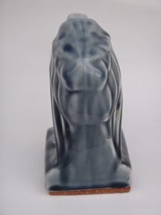 GREY WRISLEY Chicago Bath Salt BALD EAGLE BOOKEND Ceramic Sculpture Figure USA
