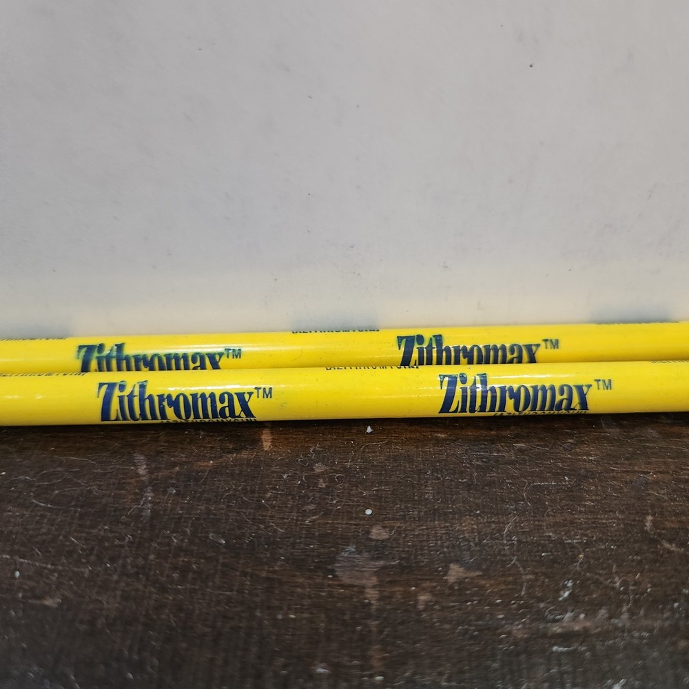 Lot 48 Zithro PENCILS Drug Rep Pharmaceutical Promo Advertising Box RARE🔥NEW