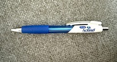 Actonel Drug Rep Pharmaceutical Pen Rare 2008 Collectible White Blue Works