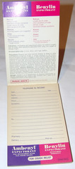Vintage 1966 Ambenyl Cough Relief With Codeine Advertising Telephone Notepad!