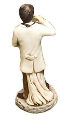 Vtg 1970s Ayerst Bisque Porcelain Doctor 5”T Figurine Pharmaceutical Promotion