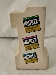 VTG 90’s IMITREX „FIRST TO MARKET“ # ONE RUBBER STRESS RELIEF HAND GRIPER PHARMA