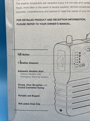 NEXIUM PHARMACEUTICAL DRUG REP ADVERTISING NOAA 9V WEATHER RADIO *NEW*