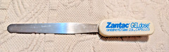 Zantac drug rep ads glass rain teardrop clip magnets Rx spatula notes narcotic