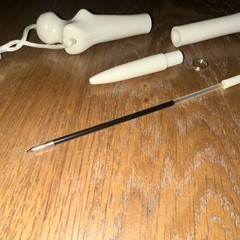 LOVENOX Pen Drug Rep Bone Shape Pharma Collectible Neck String Pre-2005