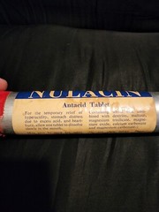 Vintage Nulacin Antacid Tablets Tube Tin Horlicks Limited Full New