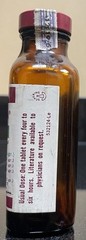 Vintage Coricidin with Codeine EMPTY Glass Pharmacy Bottle
