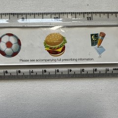 Concerta Pharmaceutical Drug Rep Ruler ADHD School Teacher Graphic Collectible