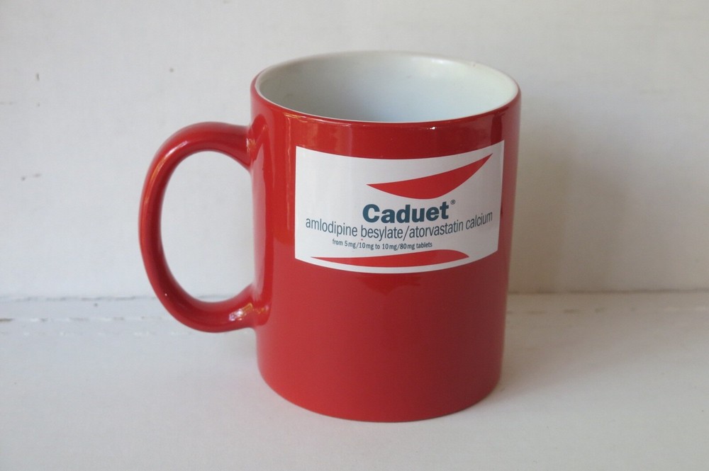 CADUET 12 oz medical ad, Mug ORB 5