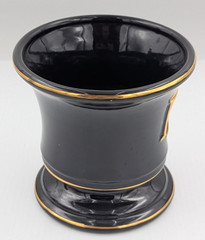 Vintage Pharmacy Mortar „Fashioned by Blair“ 1950s Black Large 6″ – No Pestle